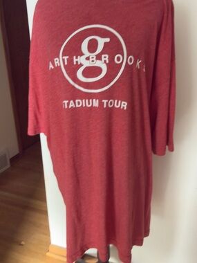 Garth Brooks Red Short Sleeve Tour T-Shirt 3X